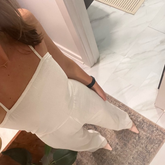 Staud x Solid and Striped white jumpsuit - Picture 5 of 6